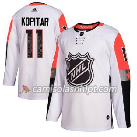 Camisola Los Angeles Kings Anze Kopitar 11 2018 NHL All-Star Pacific Division Adidas Branco Authentic - Homem